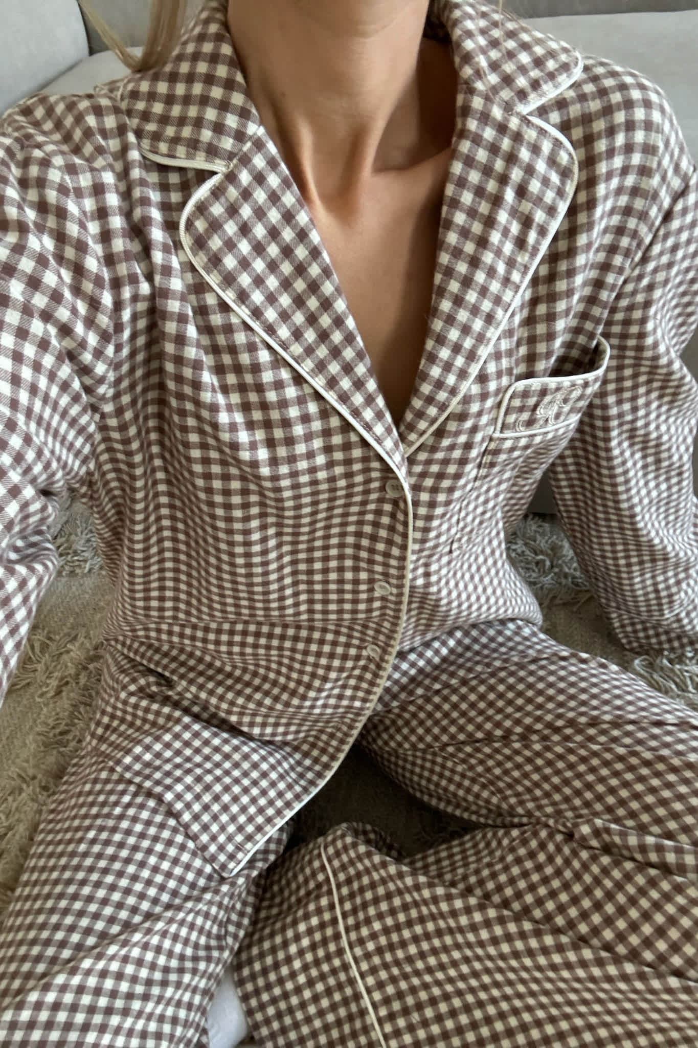 NajaIC Pants - Beige Checks - Image 8