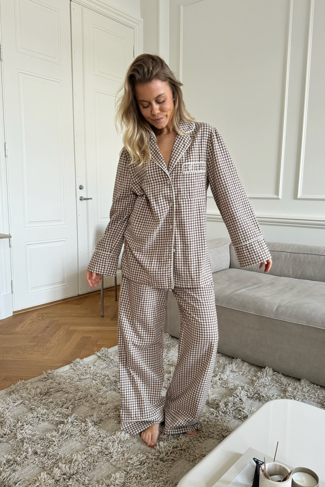 NajaIC Pants - Beige Checks - Image 9