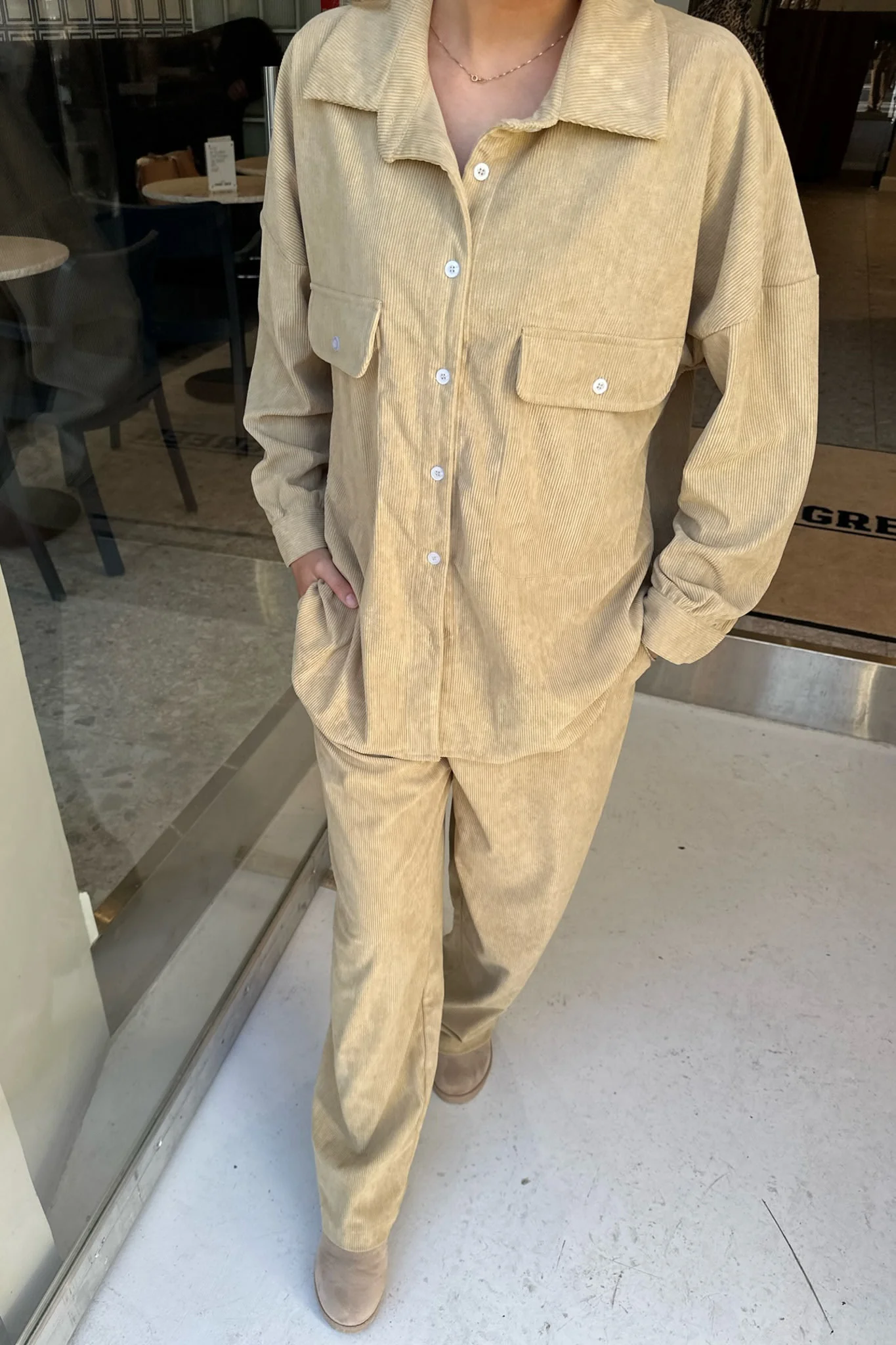 NannaIC Pants - Light Brown Corduroy - Image 7