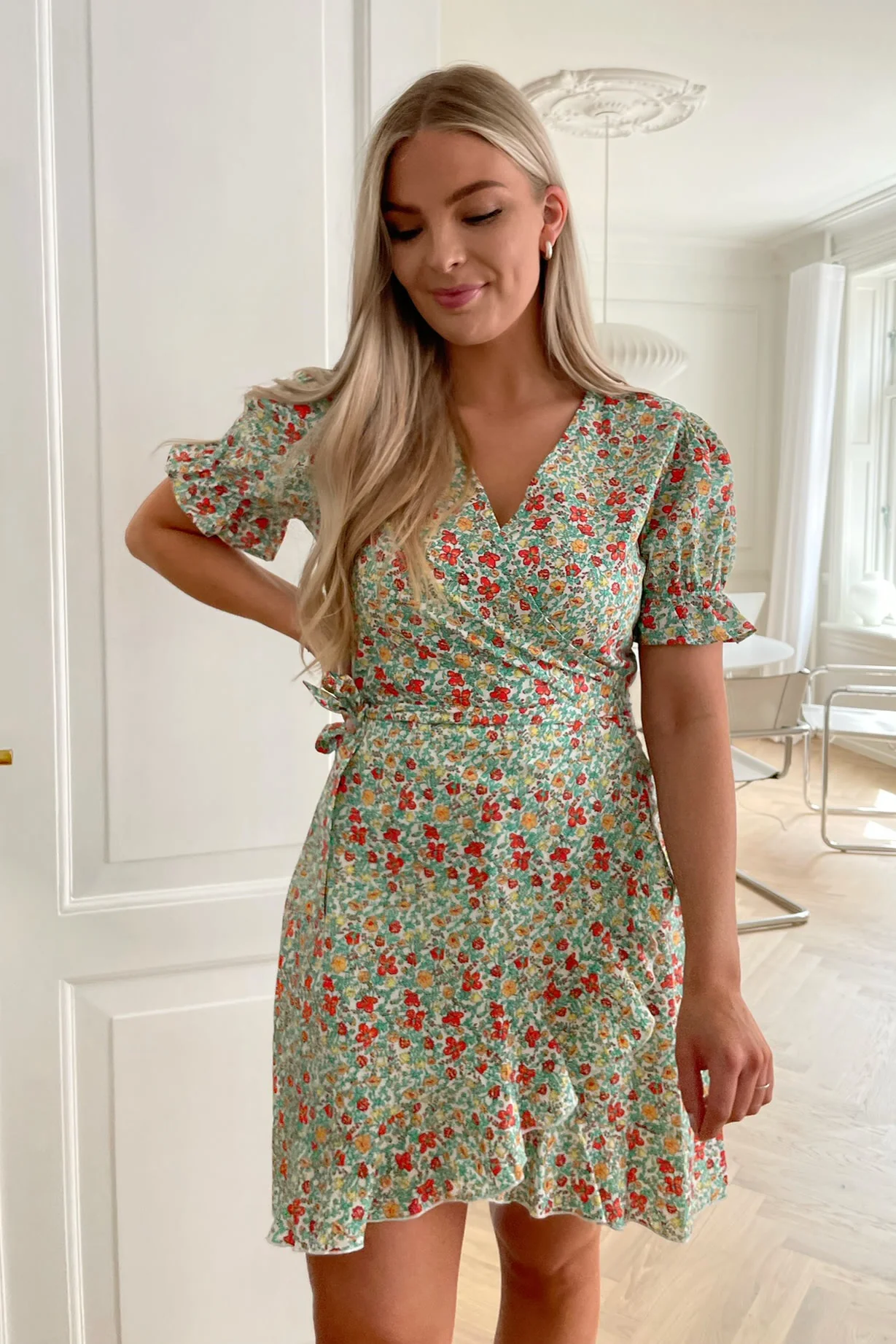 NaomiIC Dress - Dark Garden Green