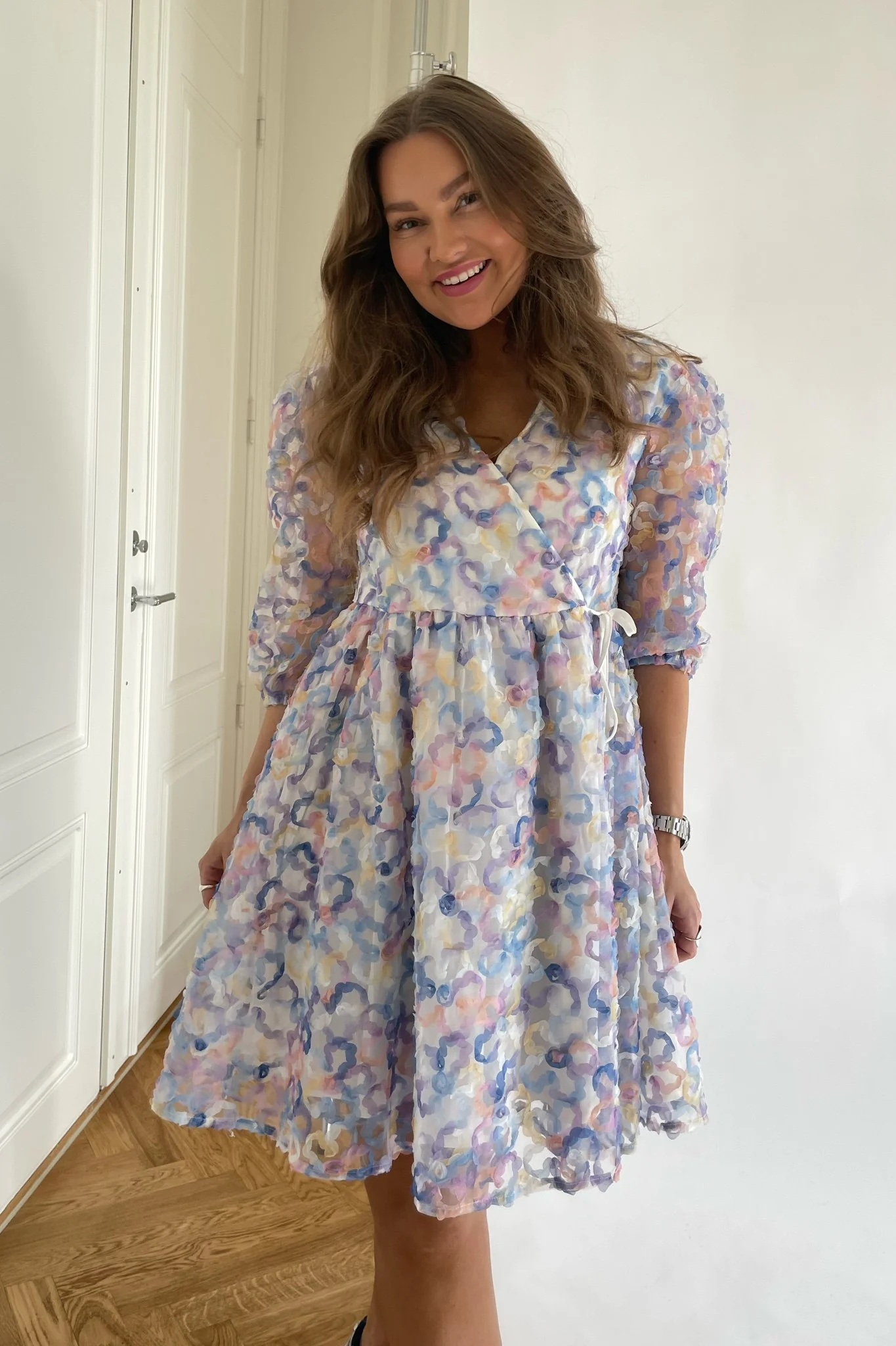 Noella Nena Wrap Dress - Multi Mix - Image 4