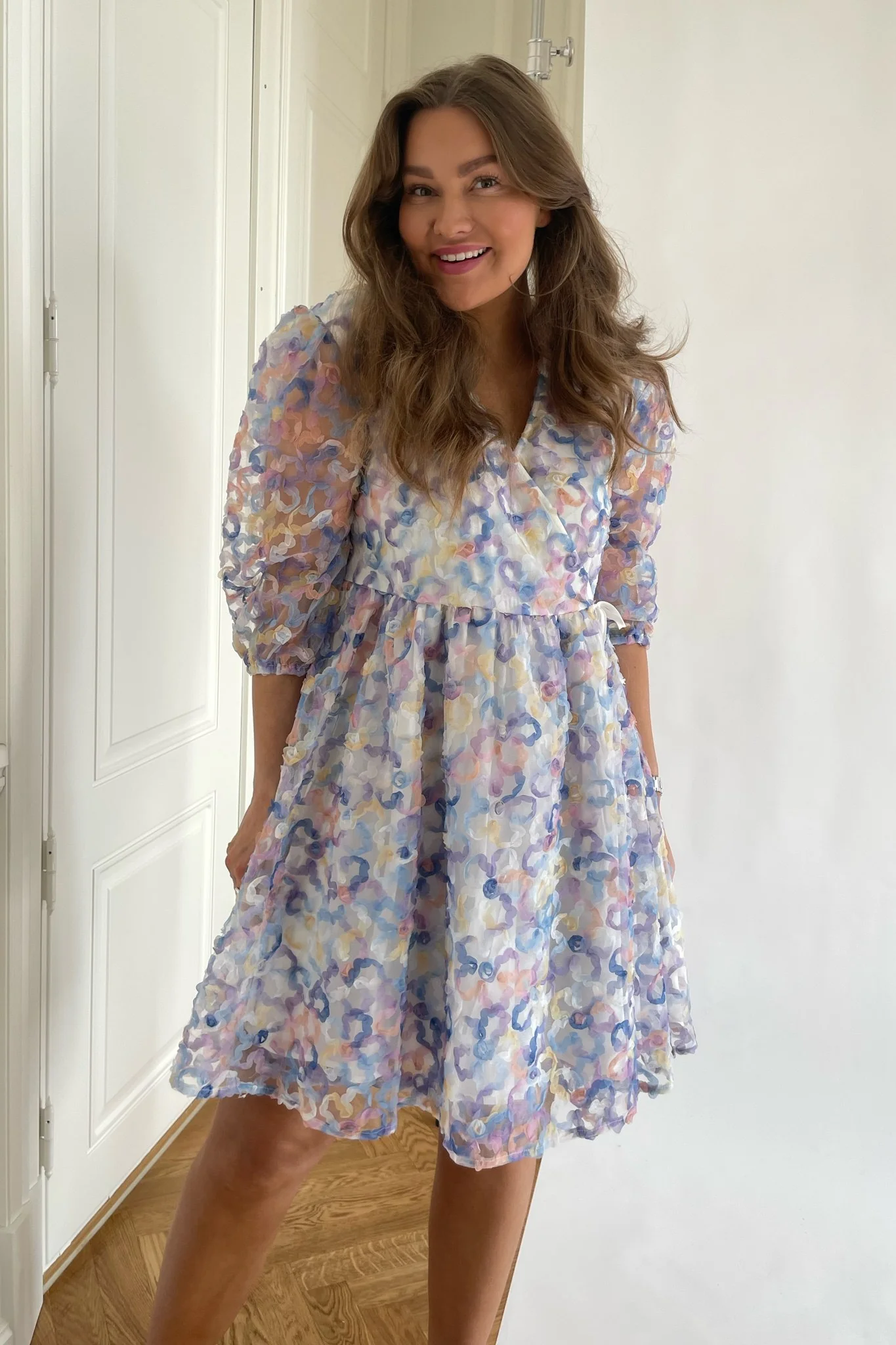 Noella Nena Wrap Dress - Multi Mix - Image 5