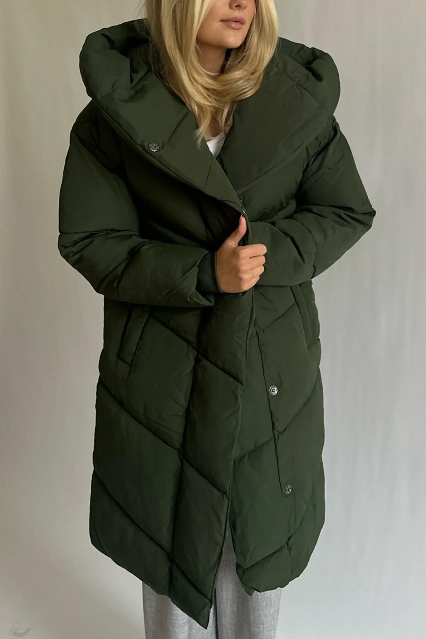 NMNew Tally LS Long Jacket - Kombu Green