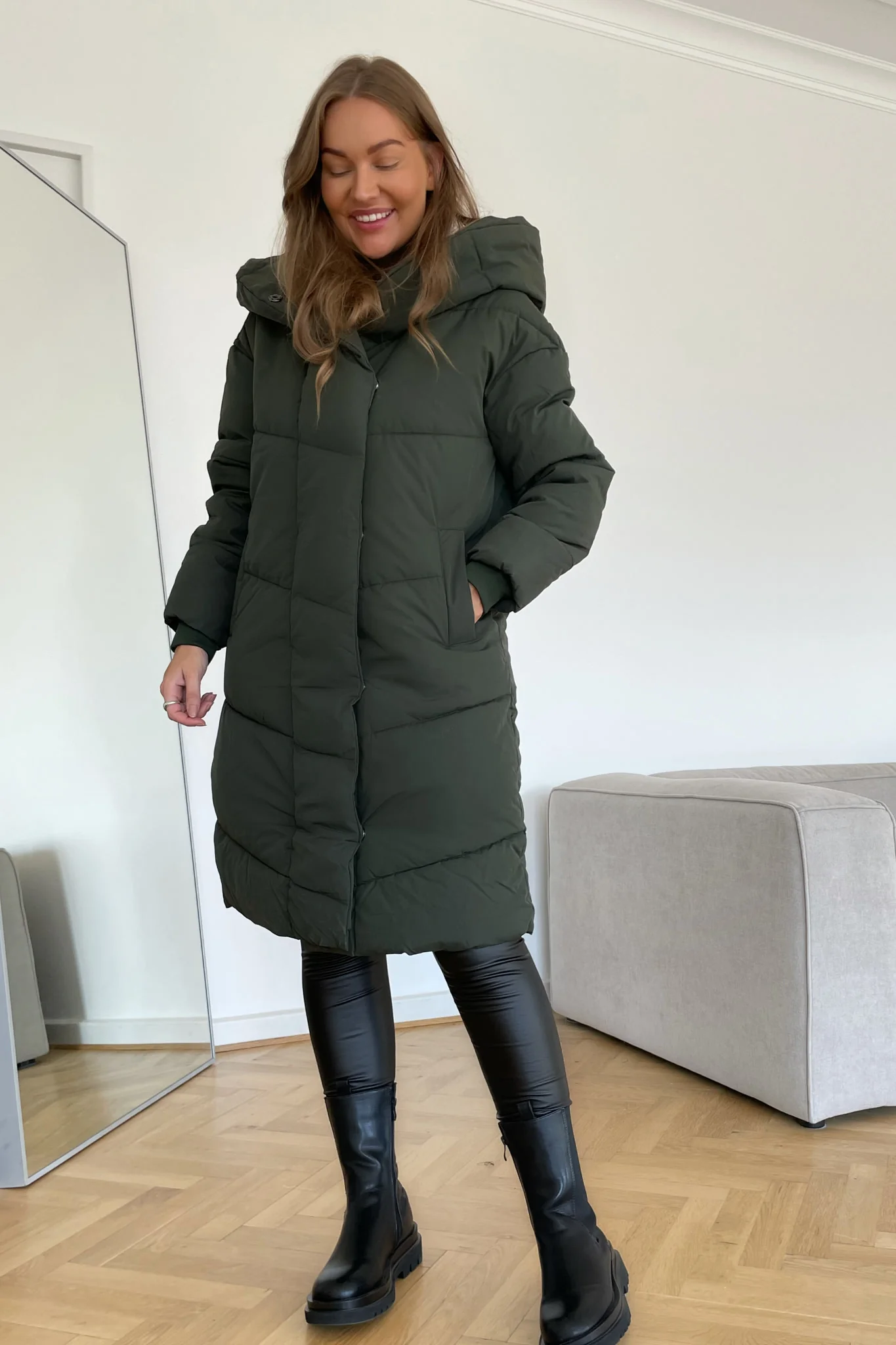 NMNew Tally LS Long Jacket - Kombu Green - Image 4