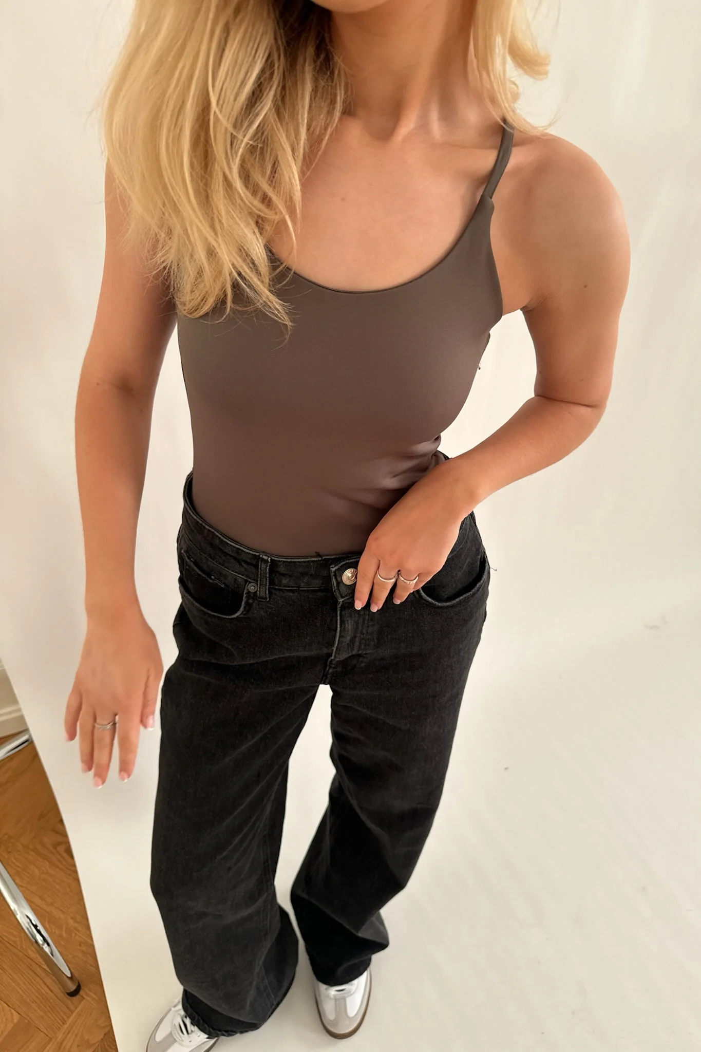 NMTeresa Singlet Bodysuit - Crocodile