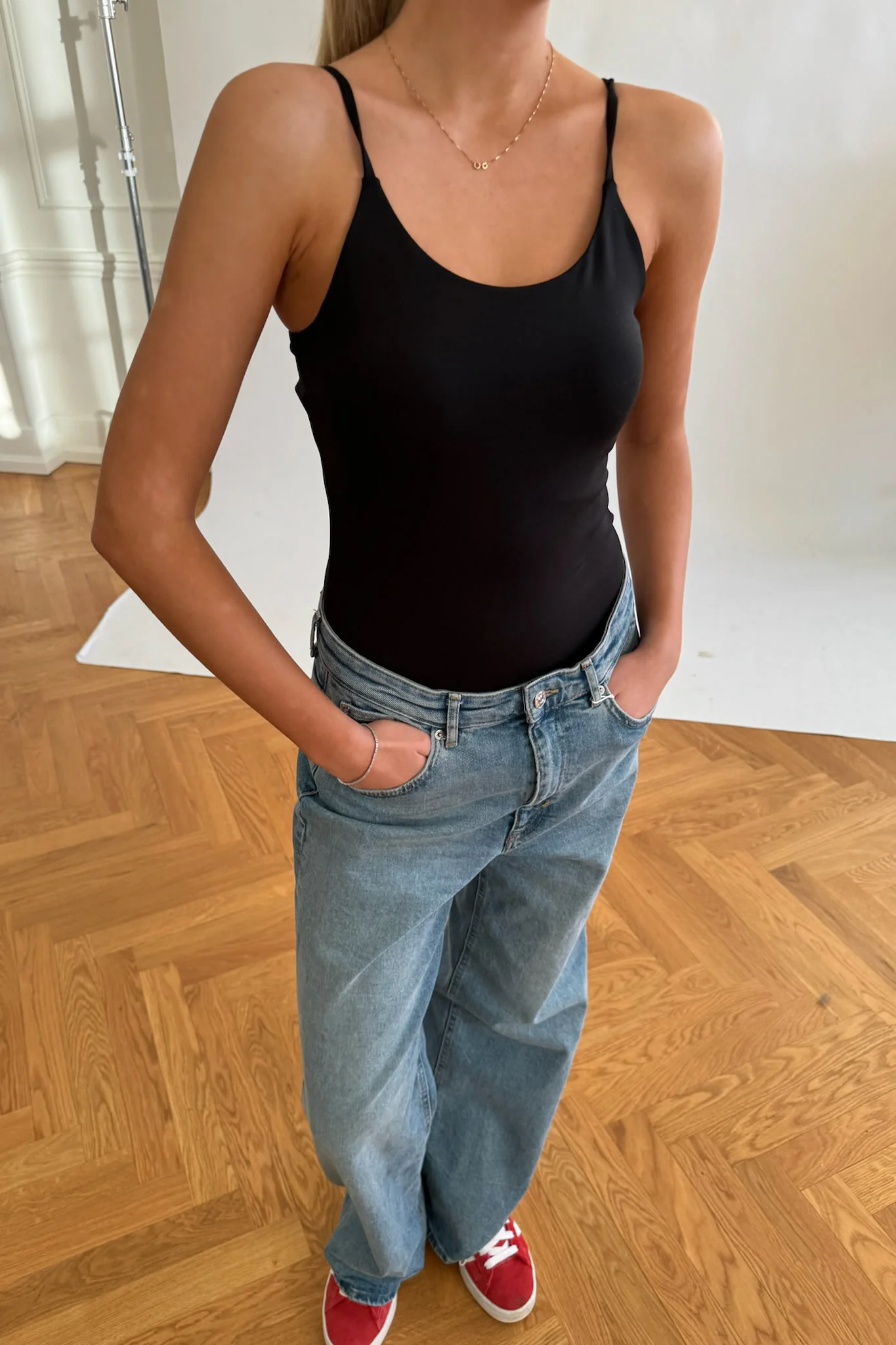 NMTeresa Singlet Bodysuit - Black - Image 4