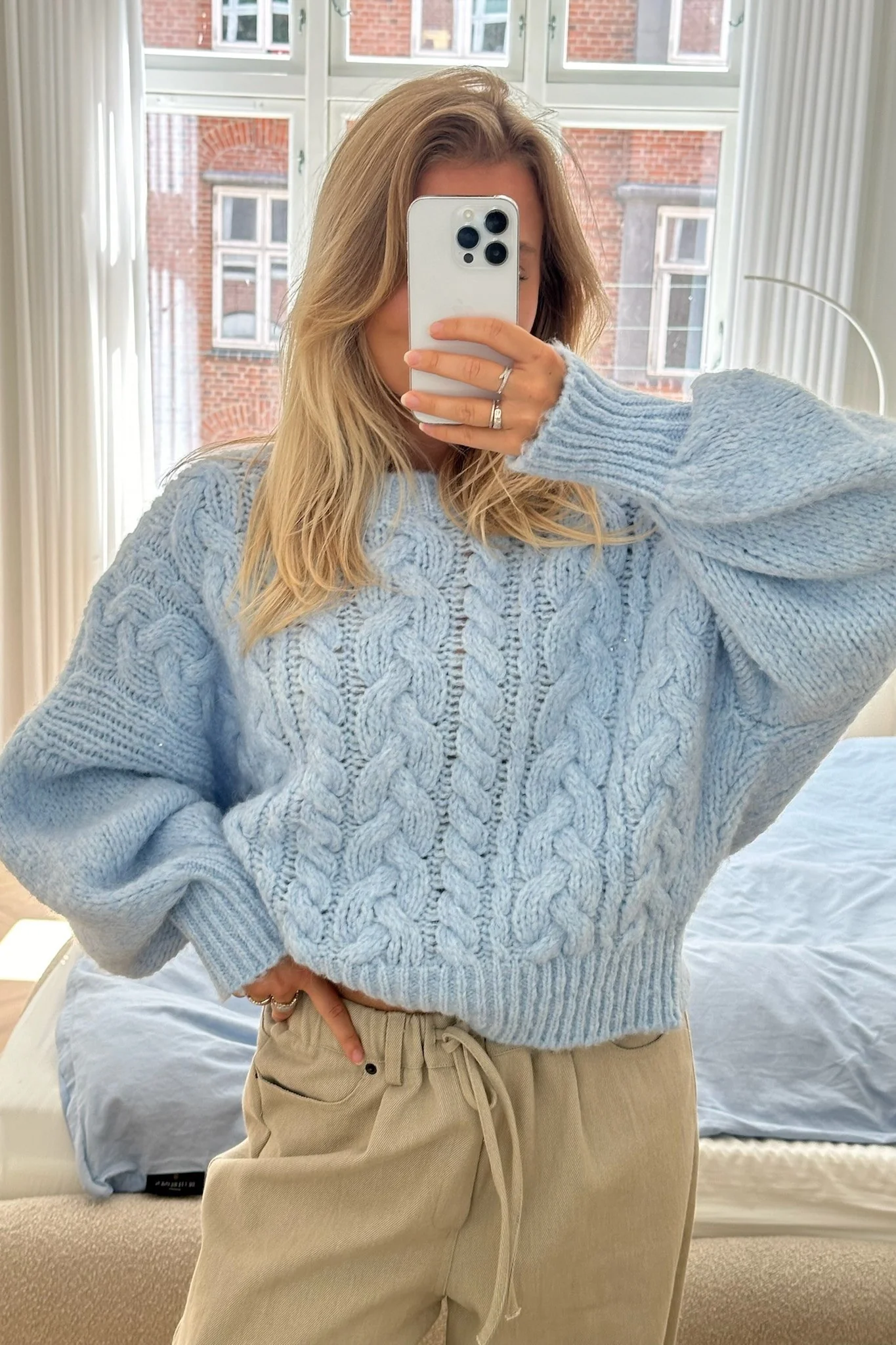 NoraIC Sweater - Light Blue - Image 9