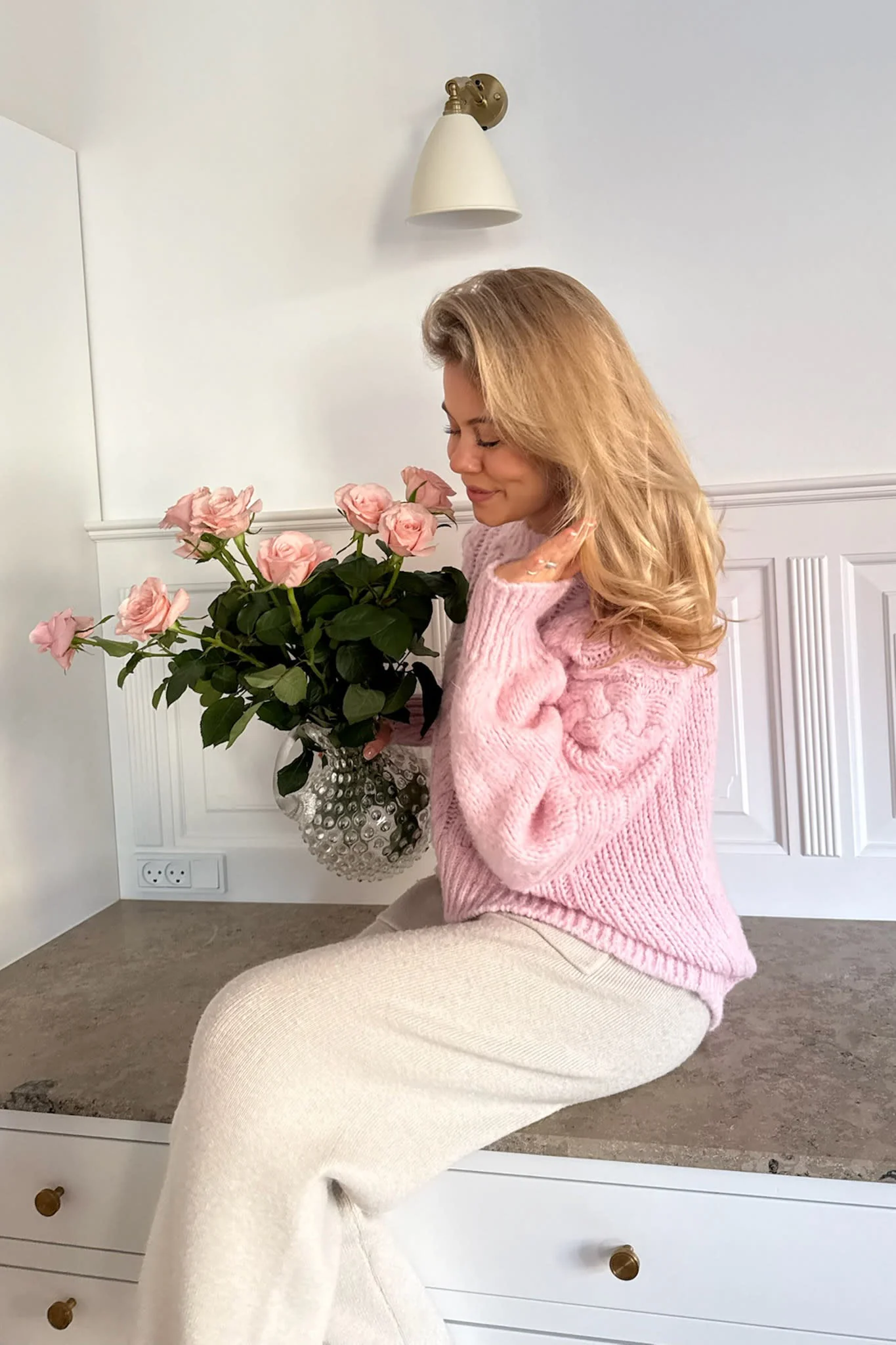 NoraIC Sweater - Light Pink - Image 5