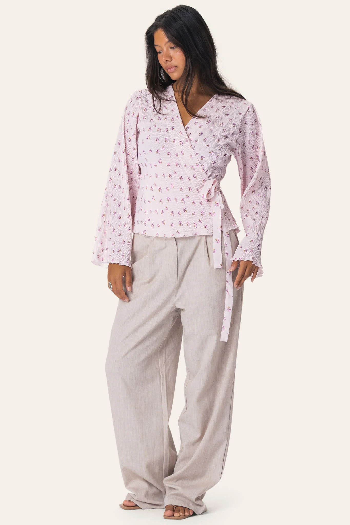 OfeliaIC Wrap Shirt - Pink