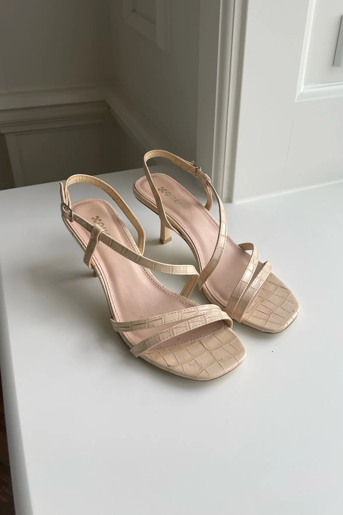 1-137 Rio Heels - Beige - Image 2
