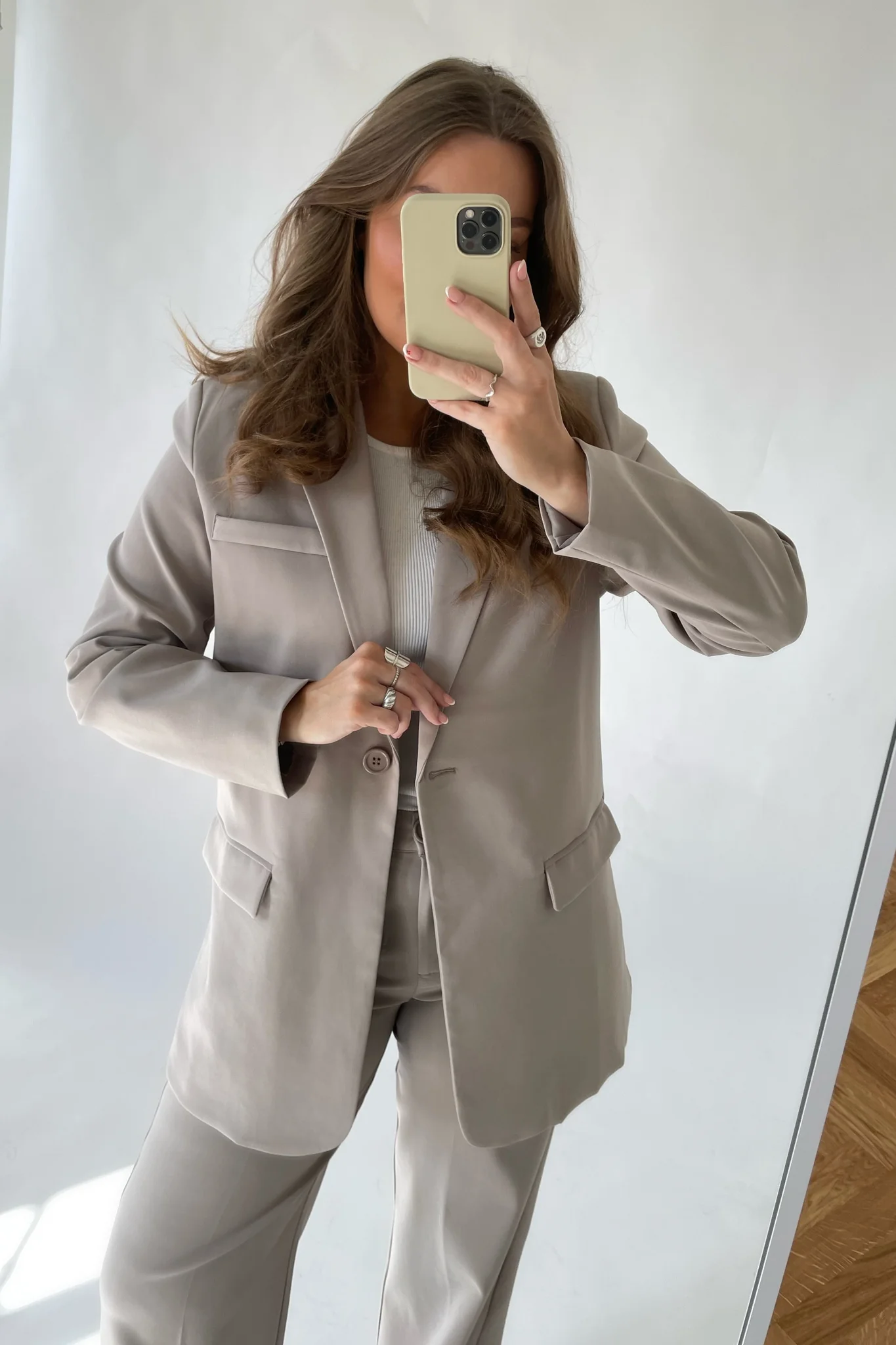 SelmaIC Blazer - Dark Beige - Image 5