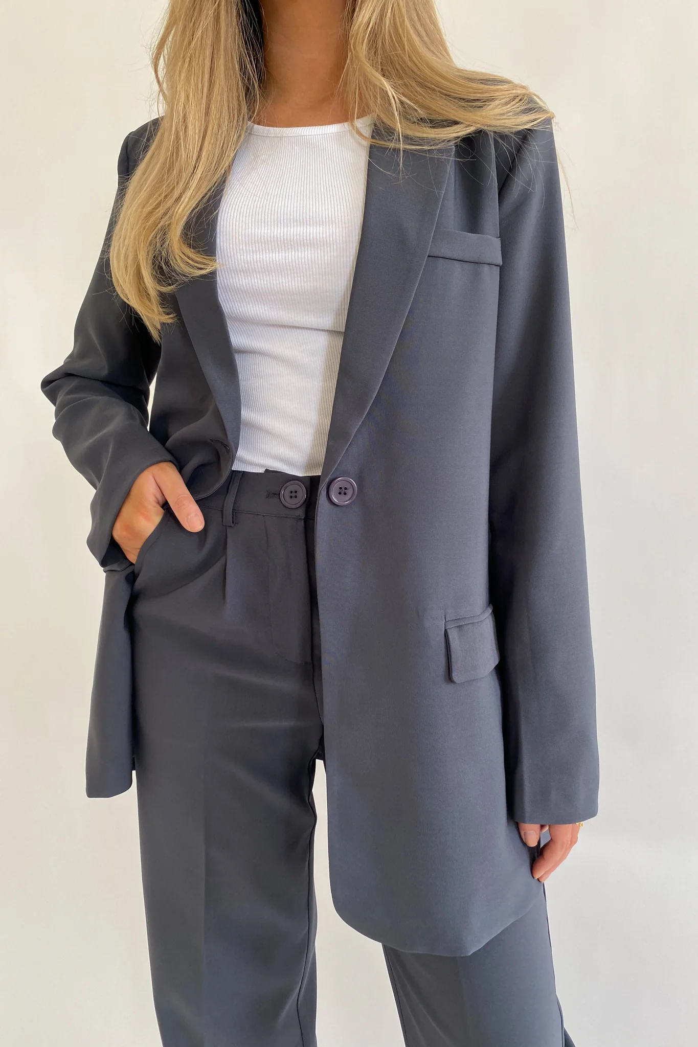 SelmaIC Blazer - Grey - Image 6