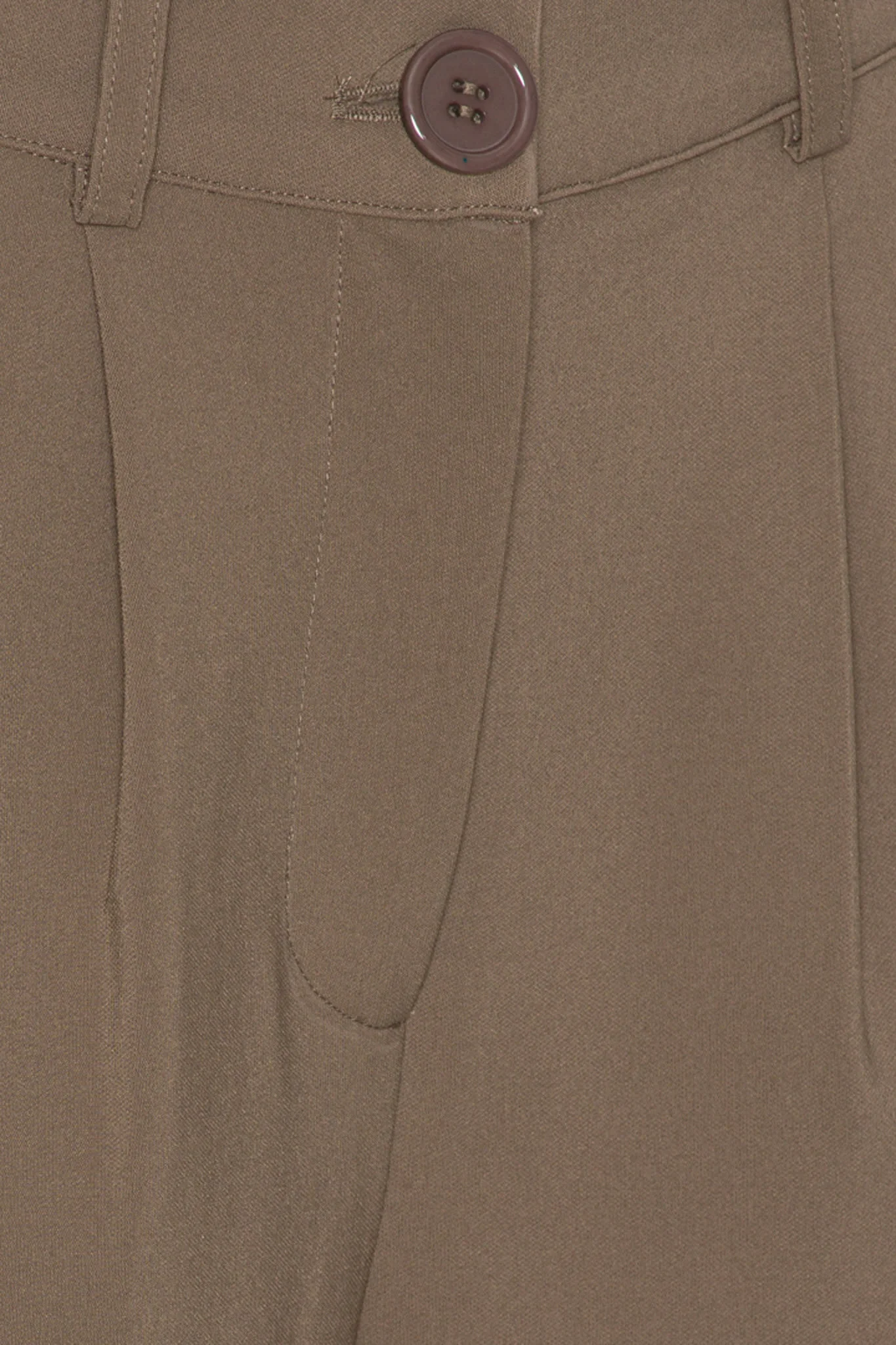 SelmaIC Wide Pants - Dark Taupe - Image 11