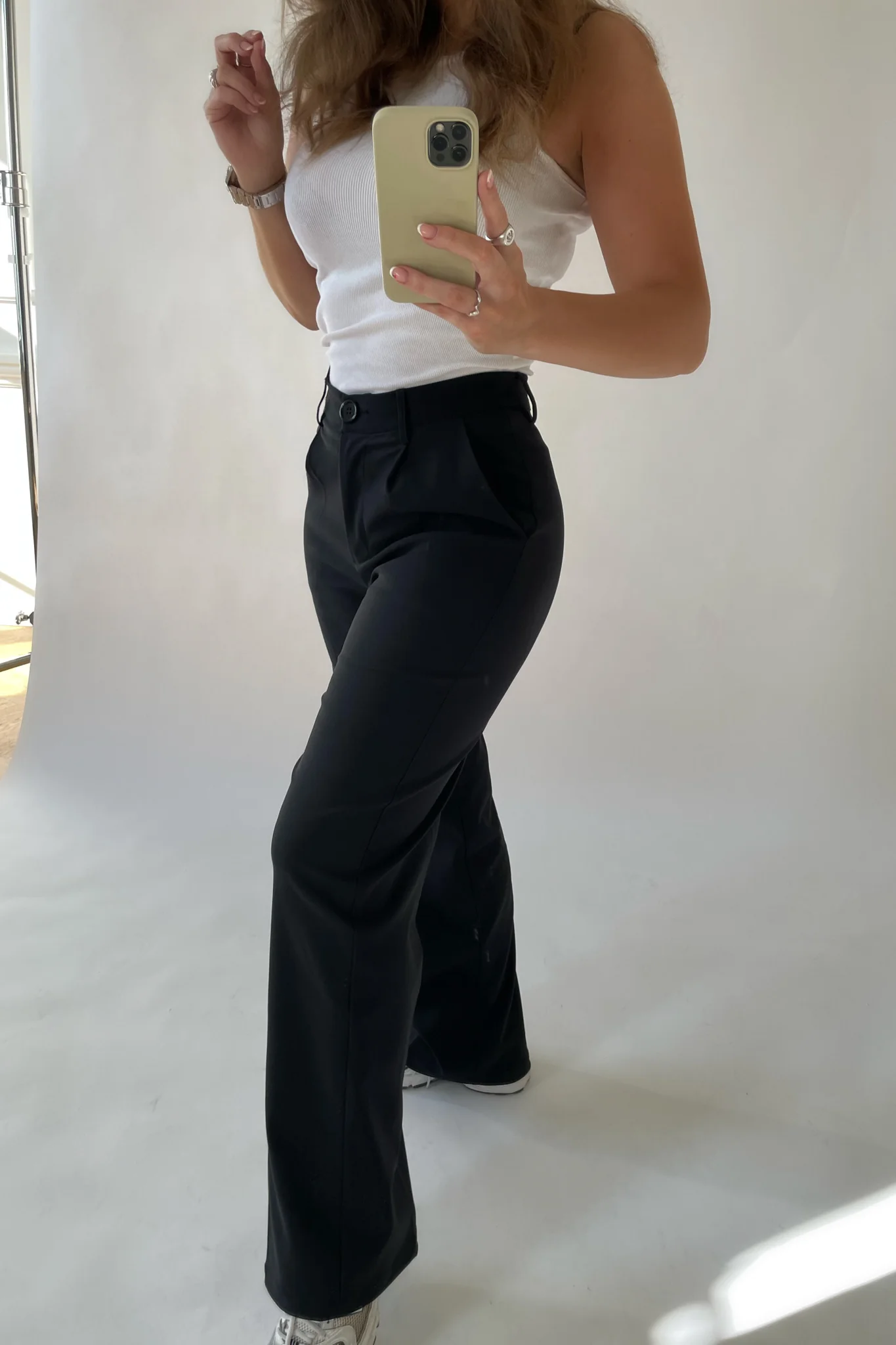 SelmaIC Wide Pants - Black - Image 3