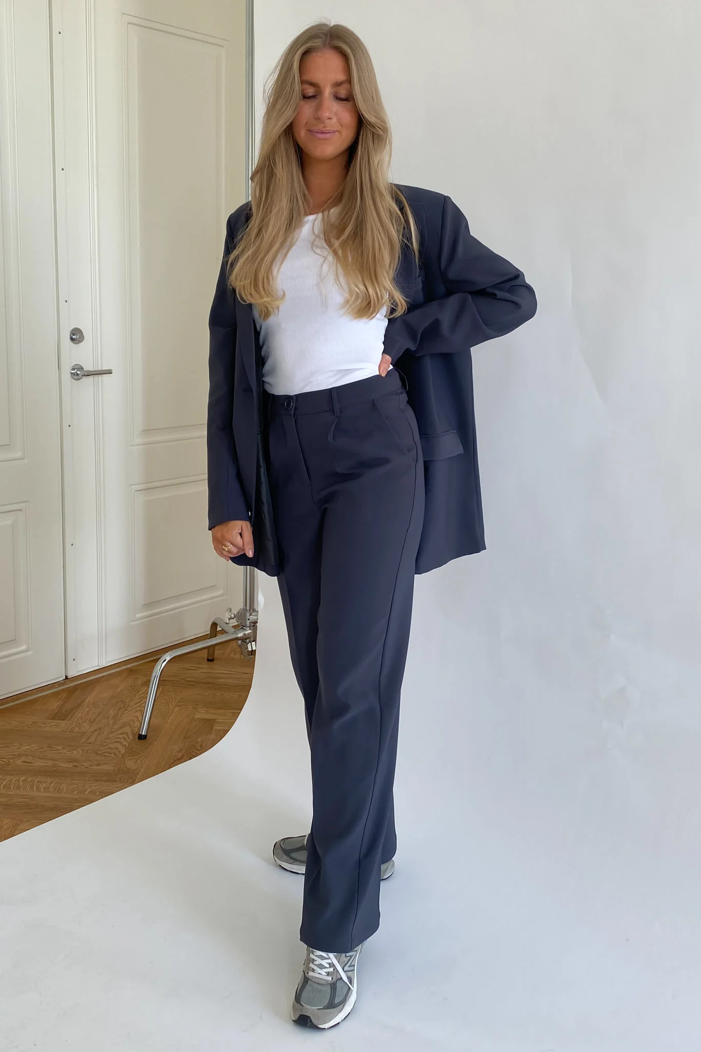 SelmaIC Wide Pants - Grey - Image 6