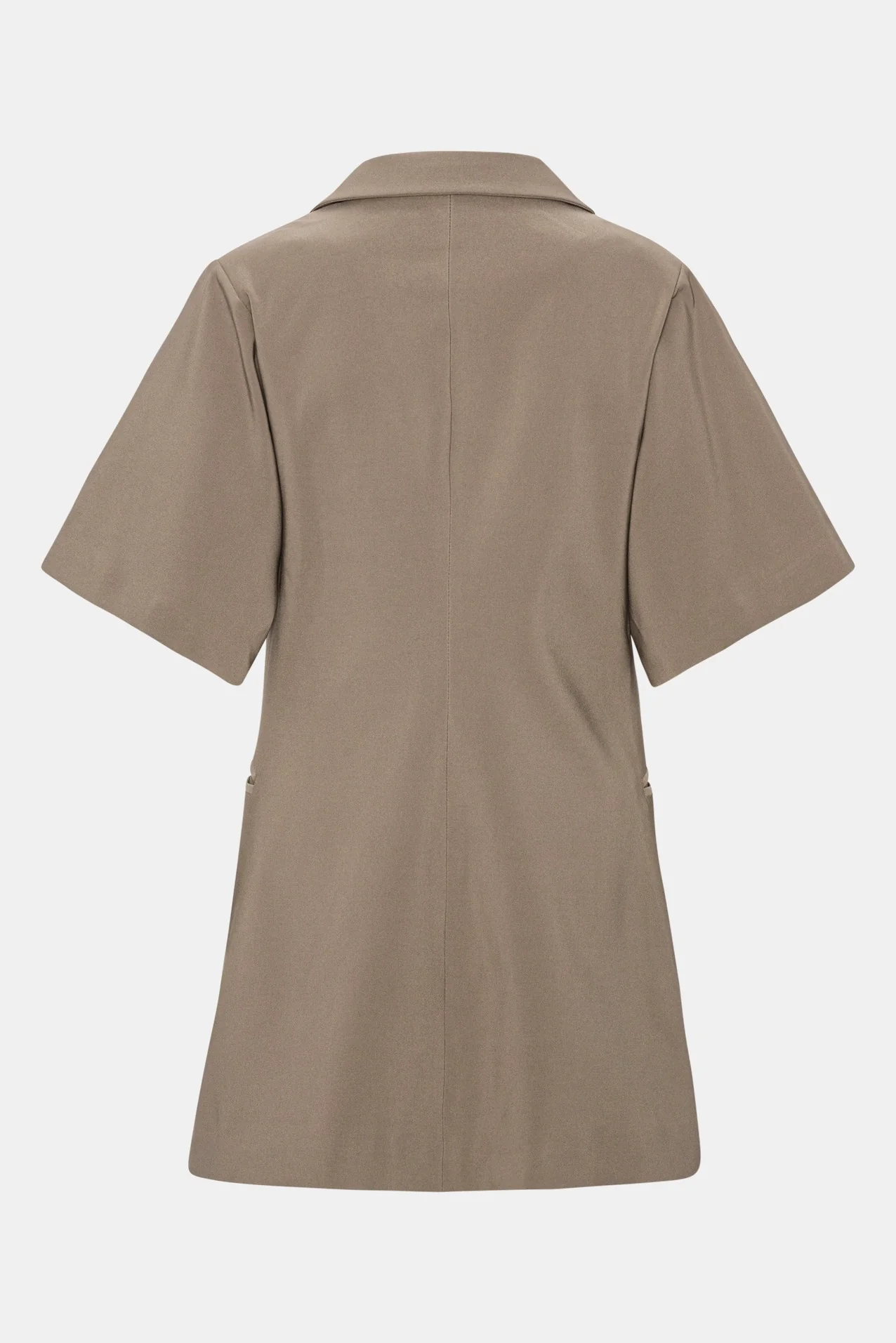 SelmaIC Blazer Dress - Dark Taupe - Image 10