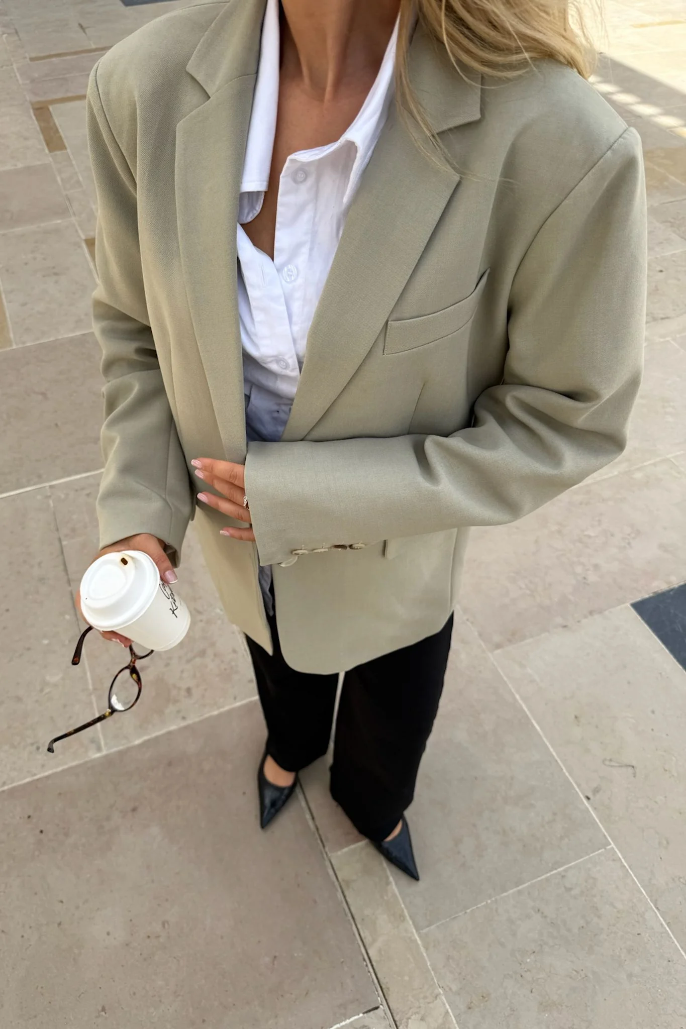 SignatureIC Blazer - Dusty Beige - Image 9