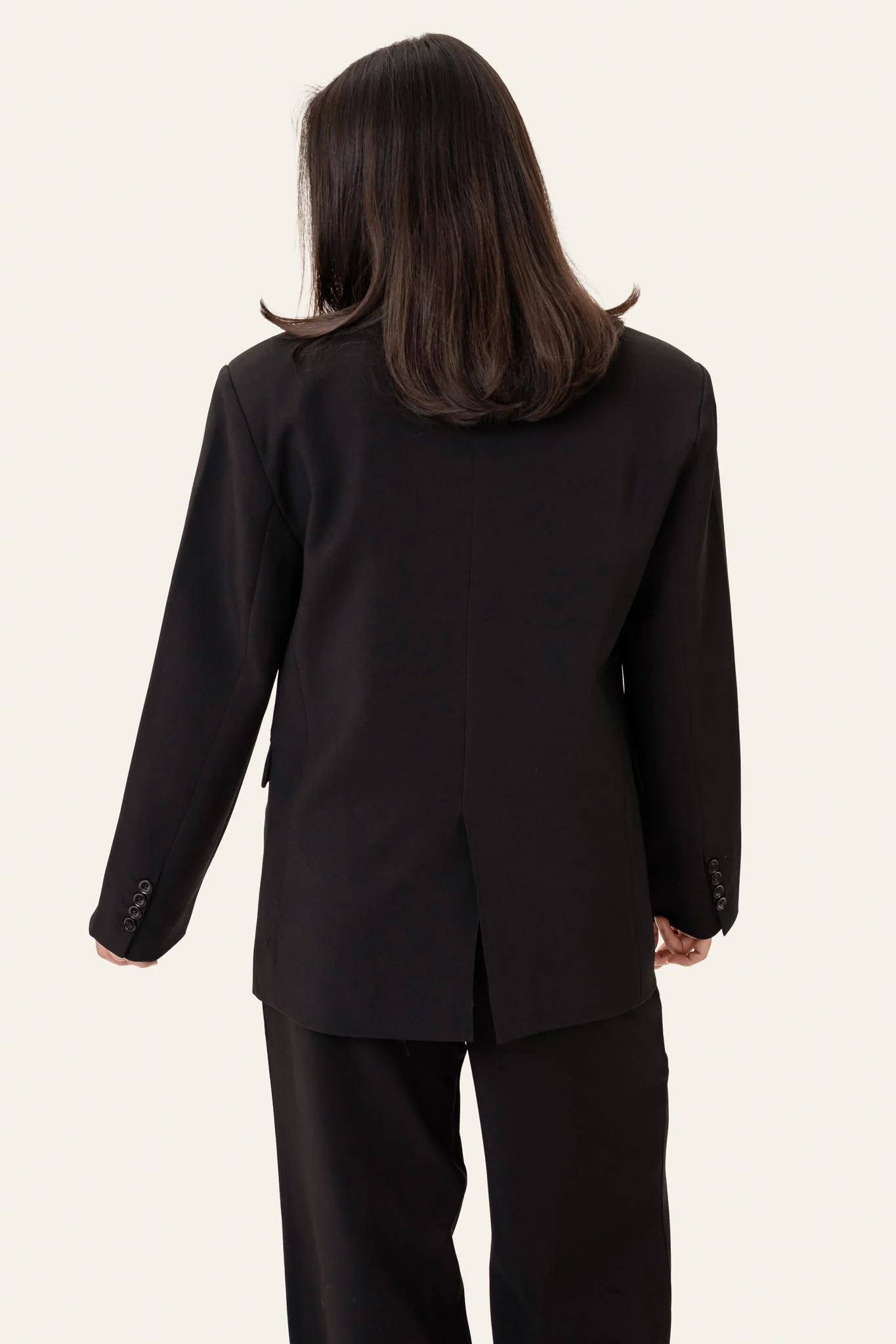 SignatureIC Double Breasted Blazer - Black - Image 5