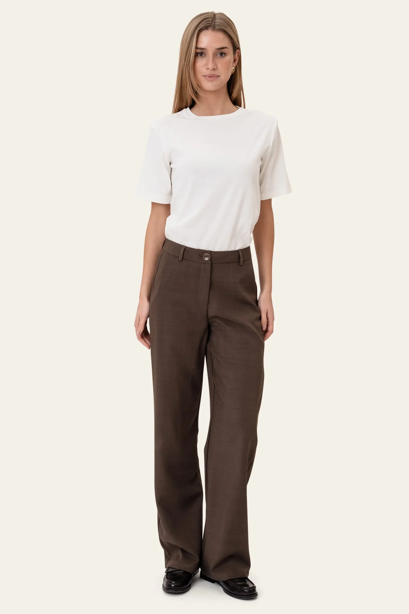 SignatureIC Wide Pants - Dark Brown