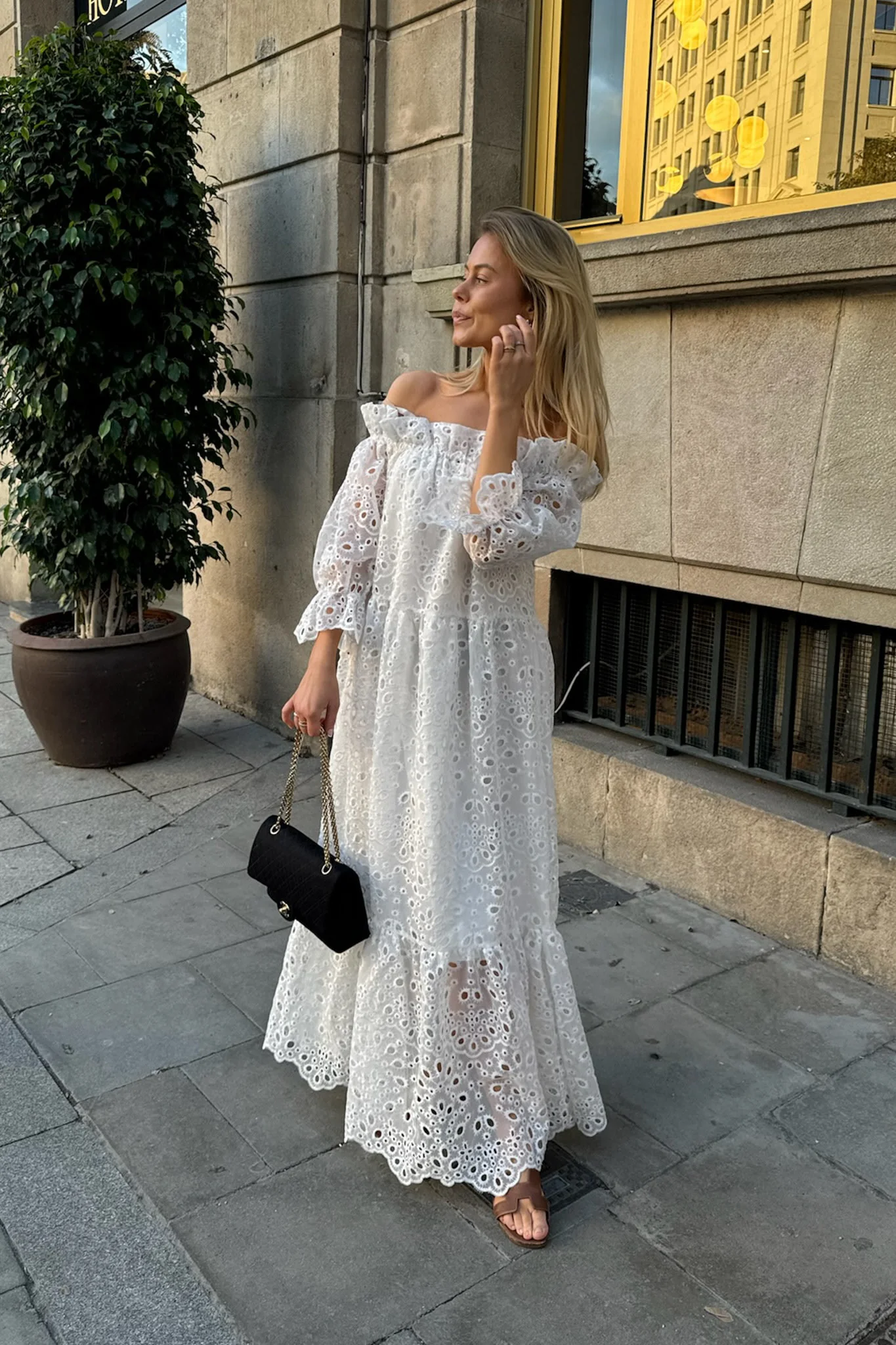 SigridIC Long Dress - White - Image 3