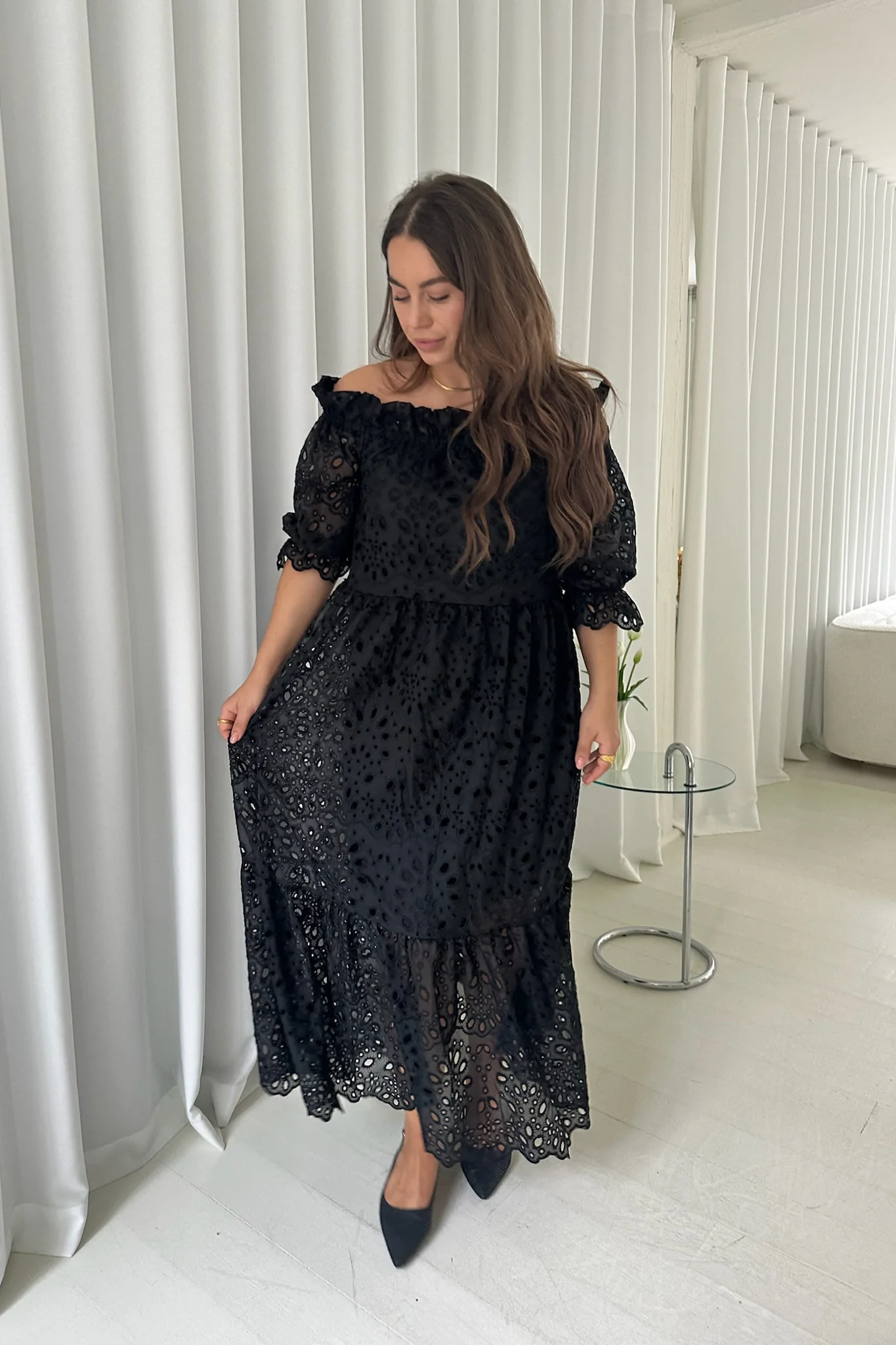 SigridIC Long Dress - Black - Image 8