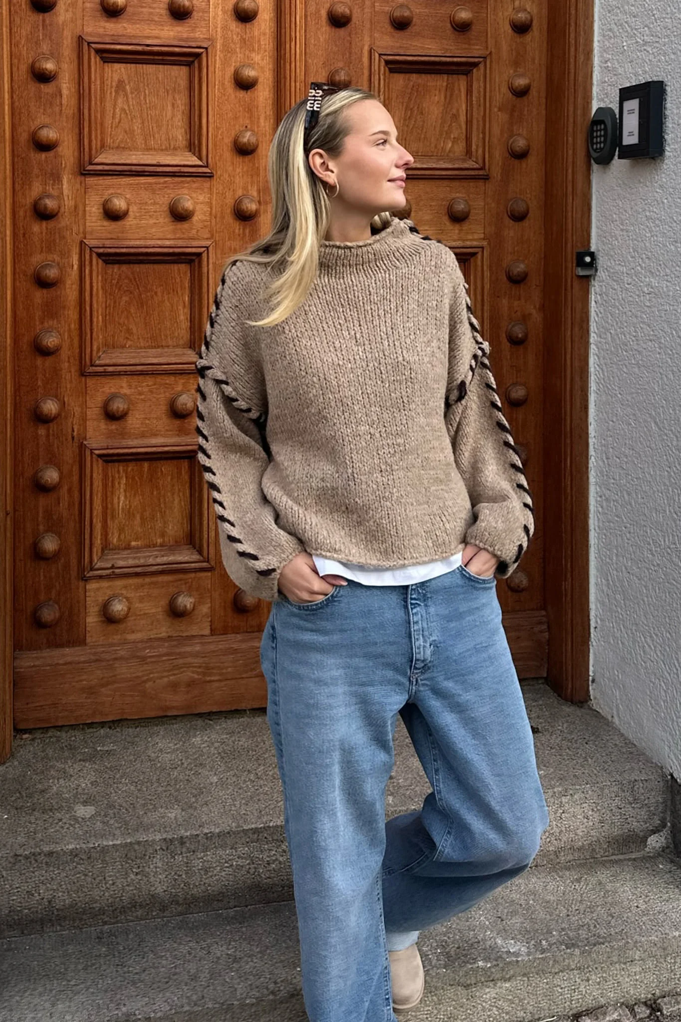SiljeIC Sweater - Beige - Image 10