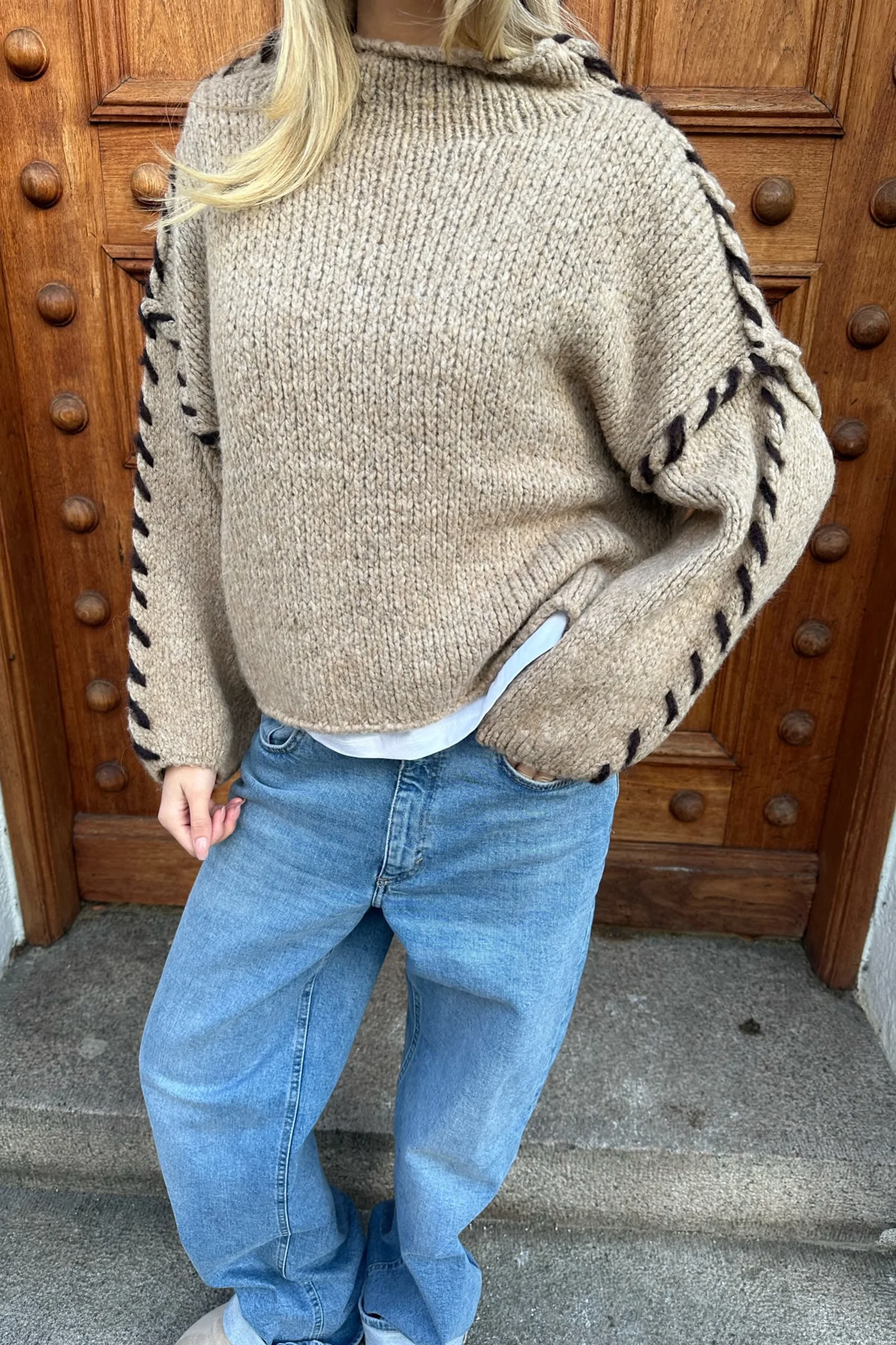SiljeIC Sweater - Beige - Image 8