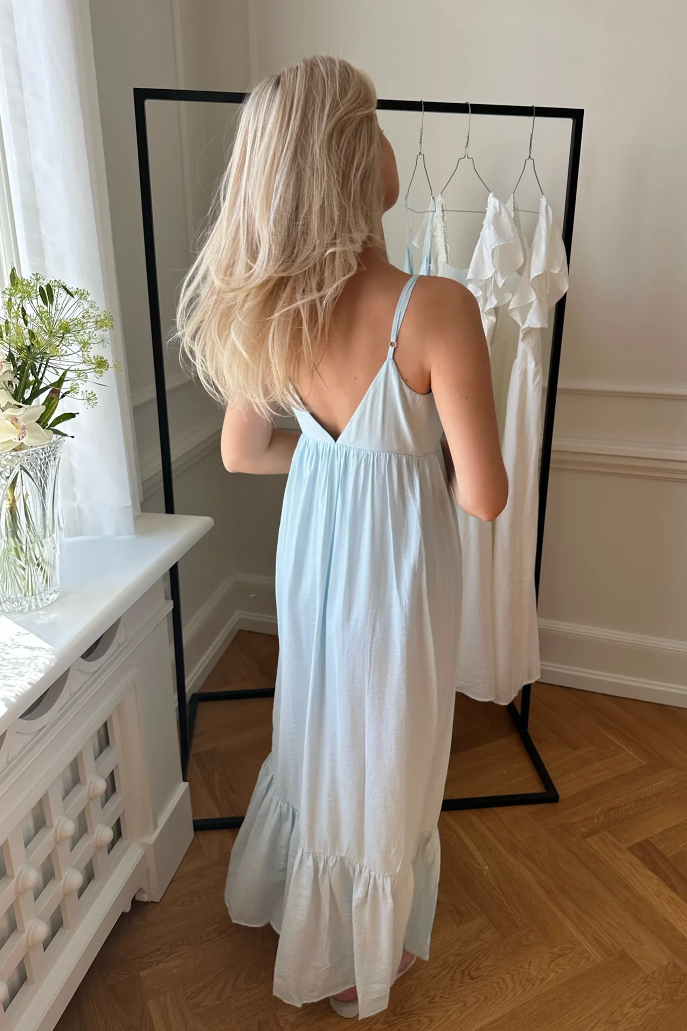 Solana Dress  - Iced Aqua - Image 2