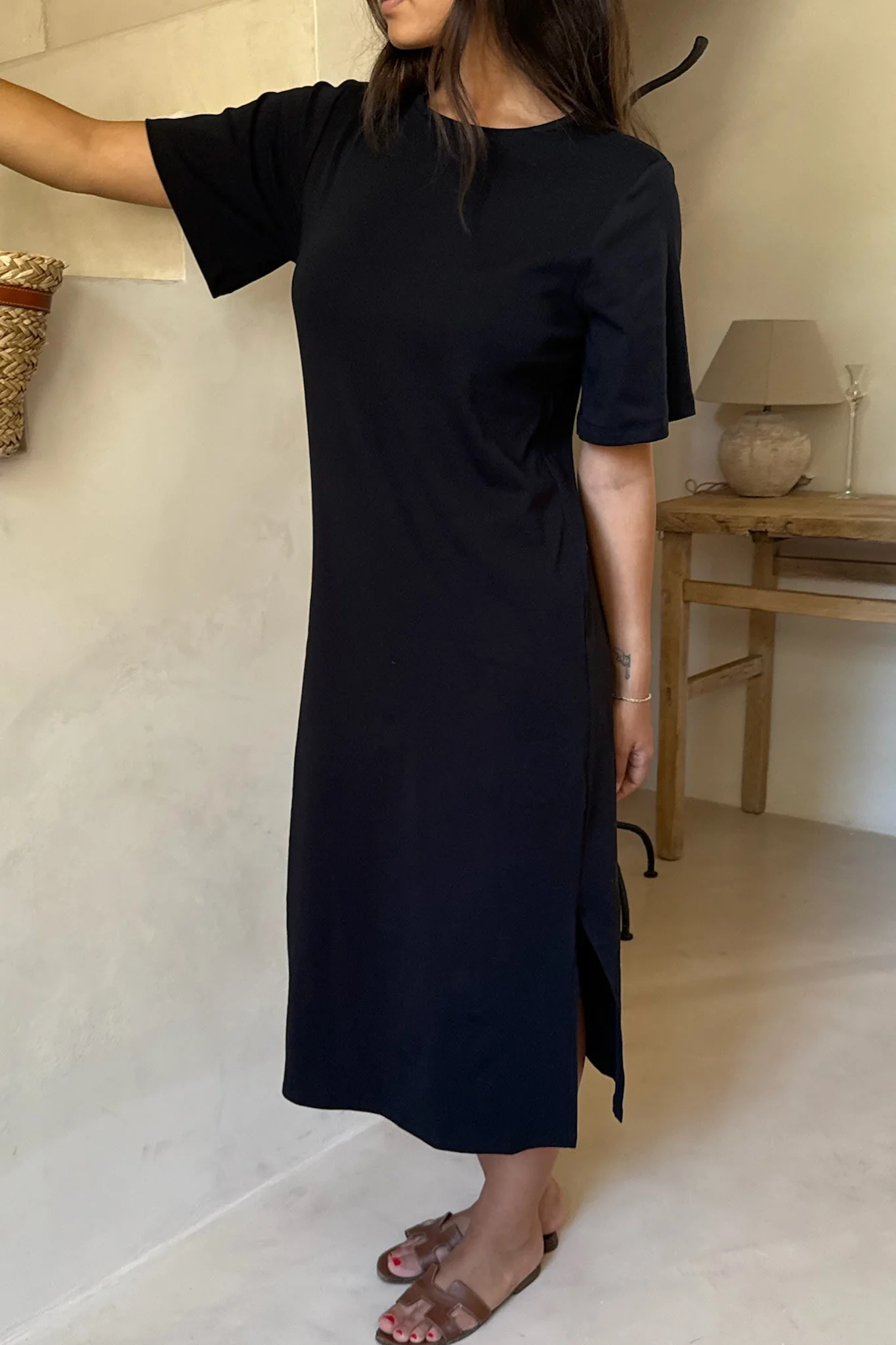 TheaIC Tshirt Dress - Black - Image 2