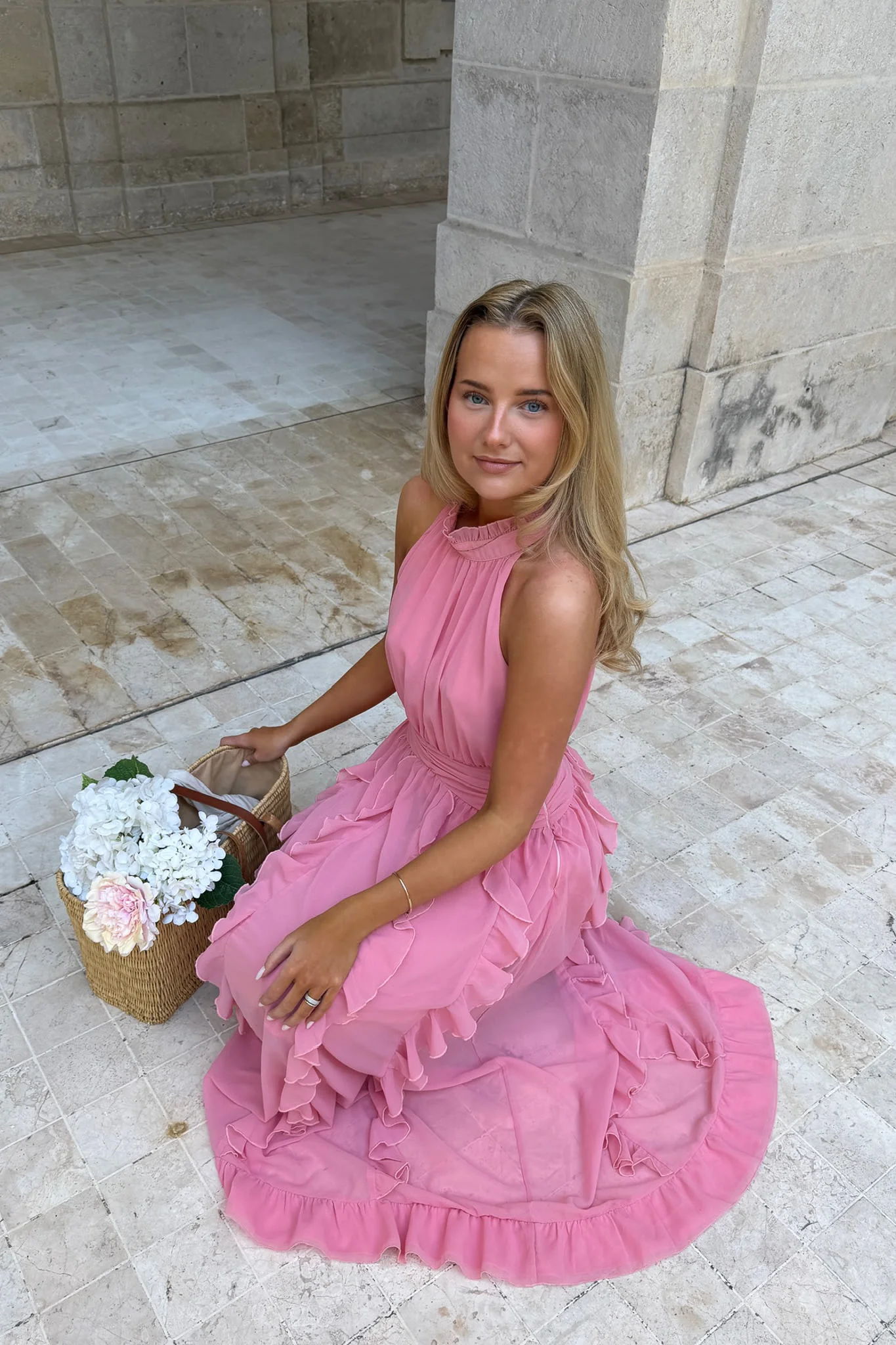 TianaIC Maxi Dress - Pink - Image 6