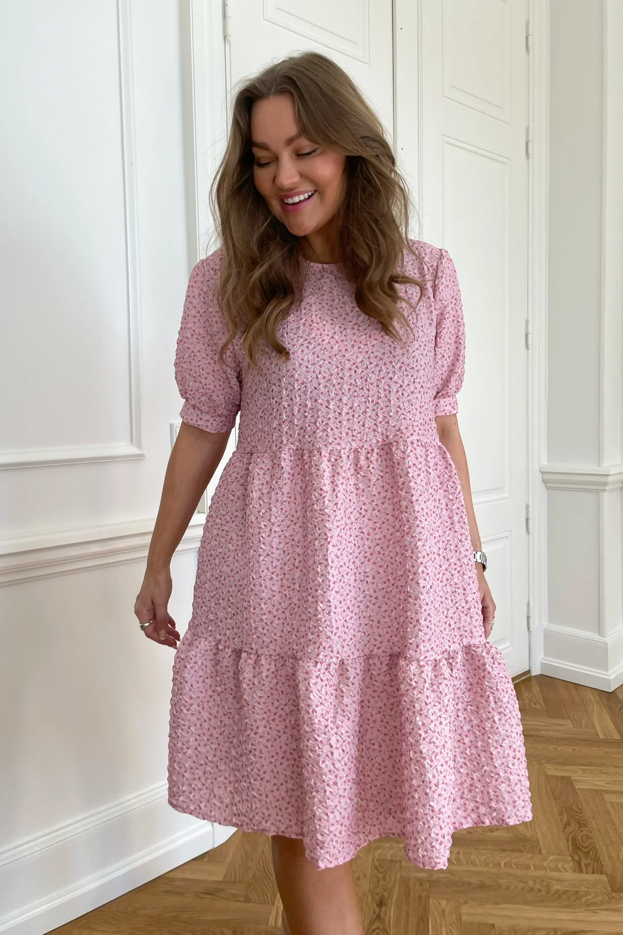 VilmaIC Dress - Rhubarb Flower - Image 3
