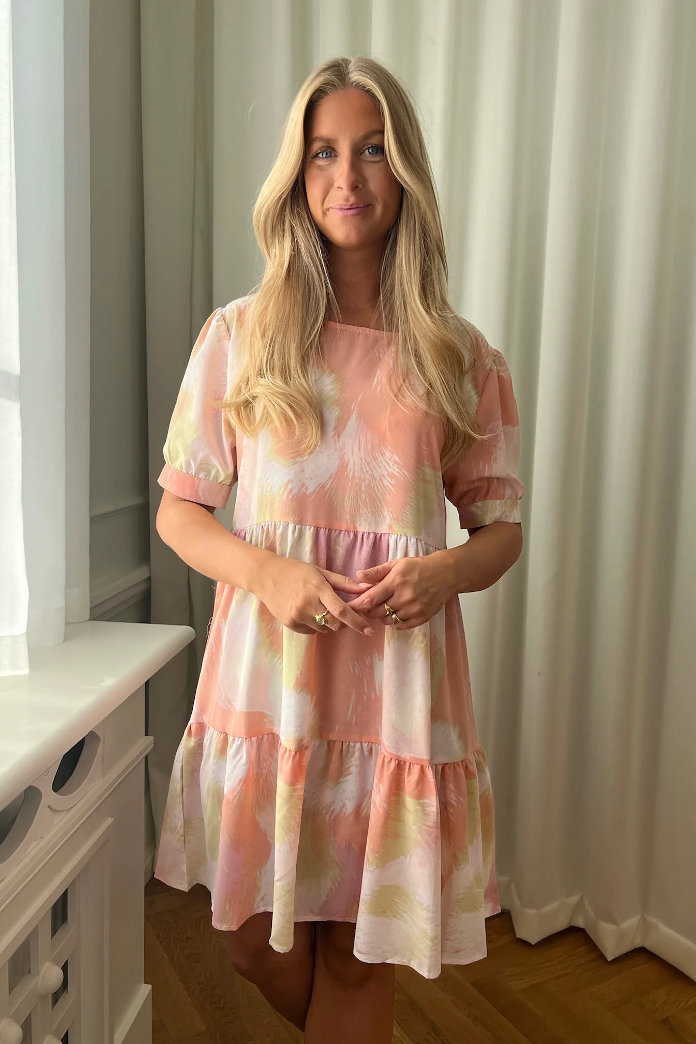 VilmaIC Dress - Watercolor Sunset - Image 3