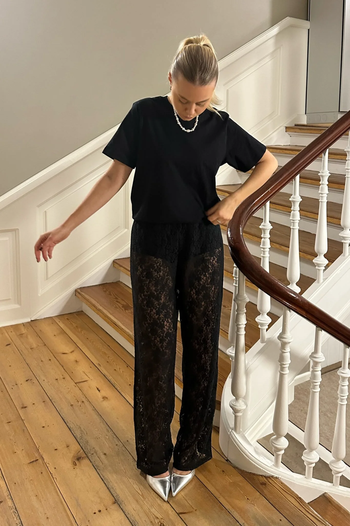 ZhannaIC Pants - Black Lace - Image 5