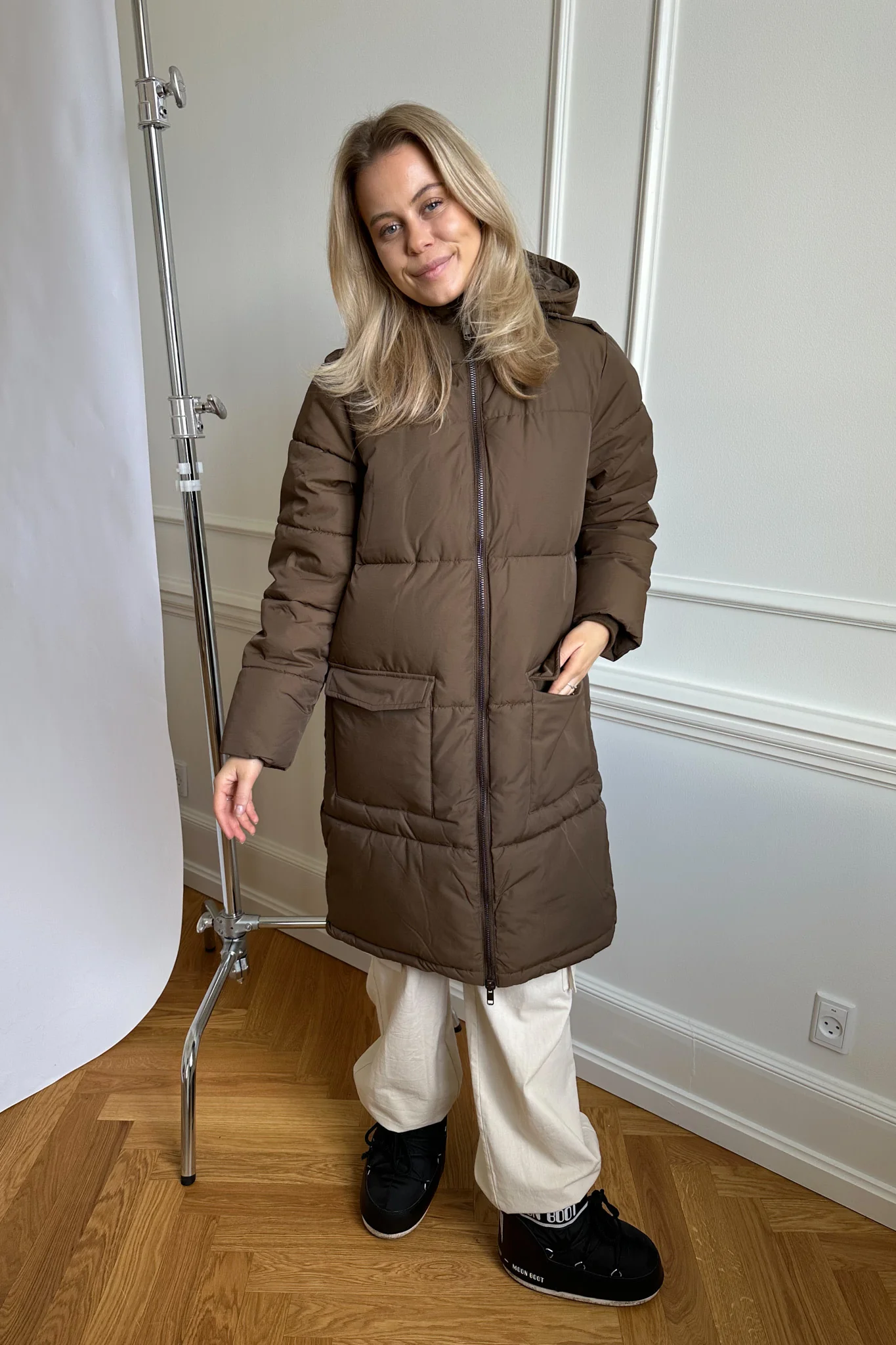 OBJZhanna LS Long Jacket - Dark Earth - Image 5