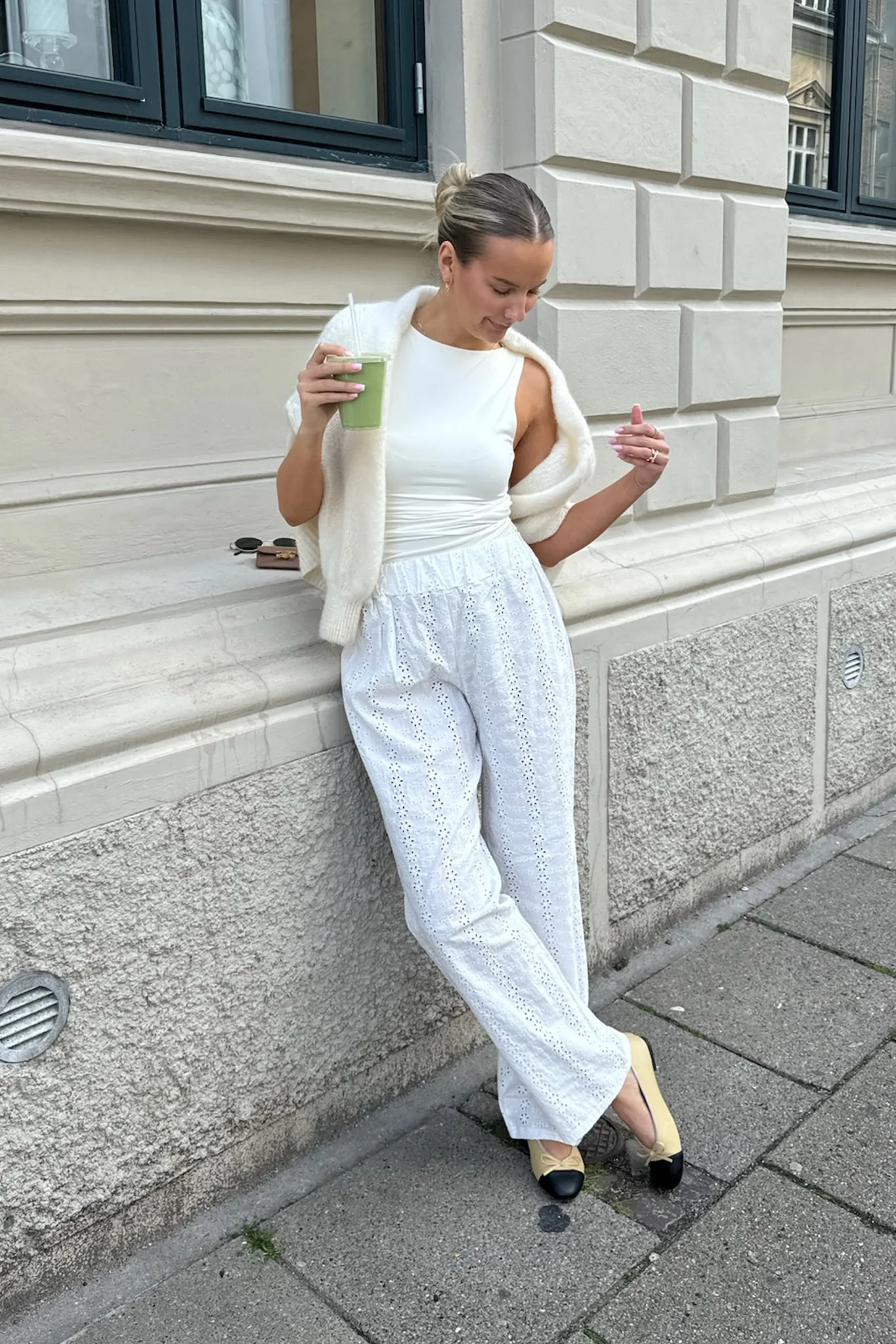 ZhannaIC Pants - White Embroidery - Image 3