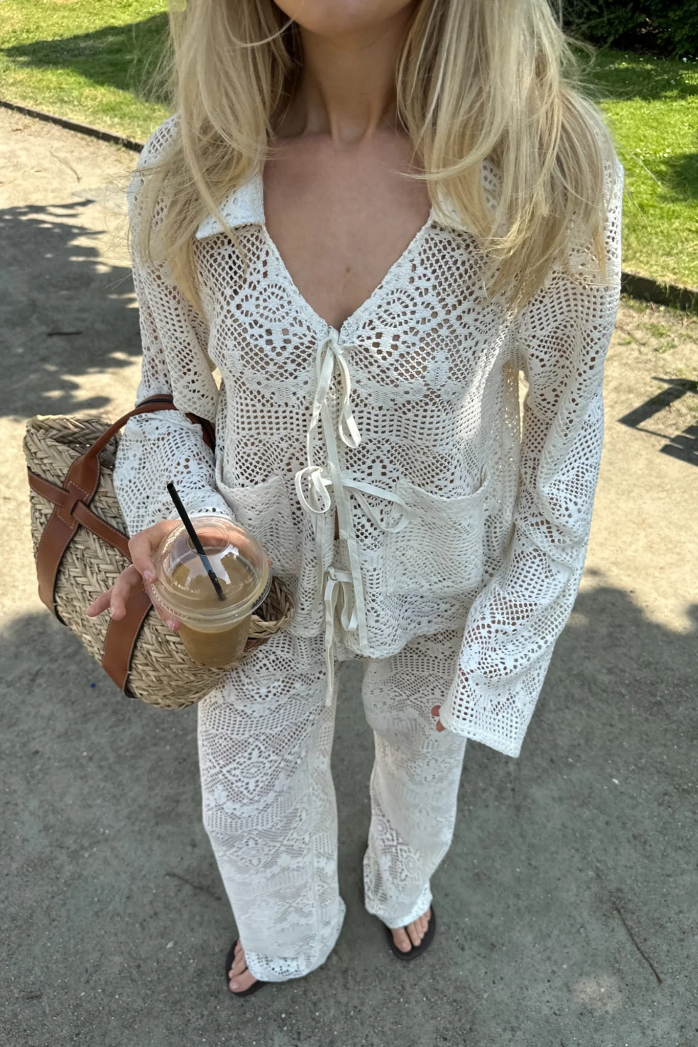 ZhannaIC Pants - White Knit - Image 3